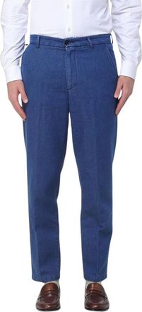 Fay Slim Fit Jeans - Heren - Jeans - Blauw - Maat: W31 Katoen