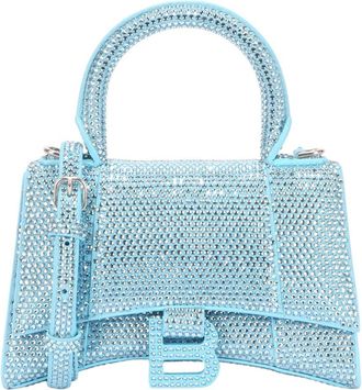 Balenciaga Hourglass Xs Leather Top Handle Bag