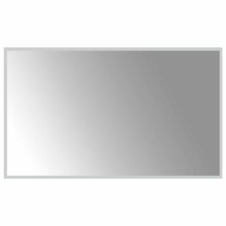 vidaXL Espejo De Ba&ntilde;o Led Transparente 100 X 60 Cm Vidrio Templado Vidaxl