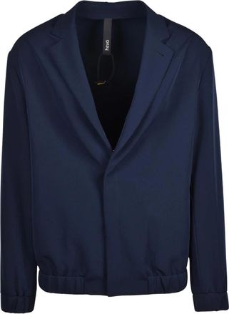 Hev&ograve; Calamarena Bomberjack - Heren - Bomber jackets - Blauw - S - Nylon - Jassen
