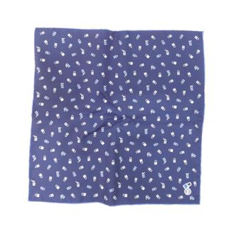 Louis Vuitton Navy Silk Pochette (Pre-Owned)