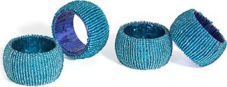 Tiramisu Radiant Rounds Set of 4 Napkin Rings in Blue at Nordstrom Rack