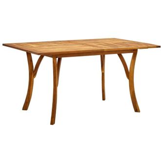 vidaXL Mesa De Jard&iacute;n De Madera Maciza De Acacia 150x90x75 Cm Vidaxl