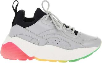Stella McCartney Grey Color Block Sneakers