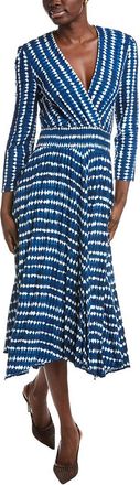 Maje Surplice Midi Dress