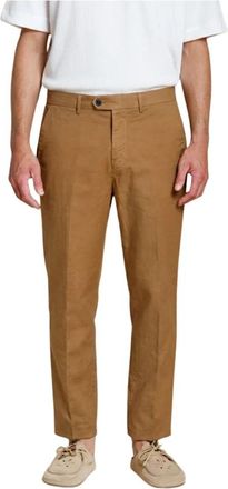 Mason's Boston Chino Broeken - Heren - Chinos - Bruin - L - Katoen - Broeken