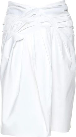 Dior Gonna midi con fiocco - Bianco