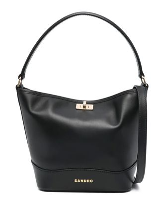 Sandro mini Tangoso bucket bag - Black