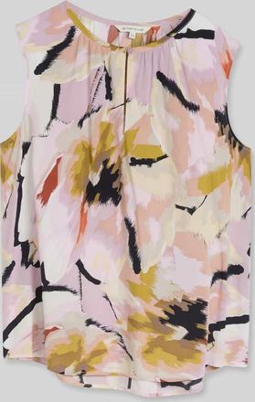 Tom Tailor Regular Fit Blusentop aus Viskose-Mix in Rot, Gr&ouml;&szlig;e 34