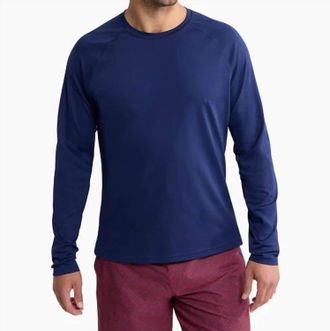 Fair Harbor Anchor Rashguard Shirt In Navy