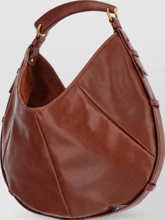 Saint Laurent medium calfskin leather hobo bag