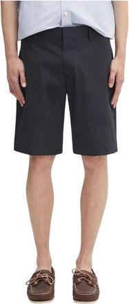 Paul Smith Shorts met platte voorkant - Heren - Korte Broeken - Blauw - W34 - Katoen - Korte Broeken