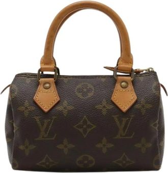 Louis Vuitton Pre-owned Mini Bags, female, Brown, Size: ONE SIZE Pre-owned Monogram mini handbag