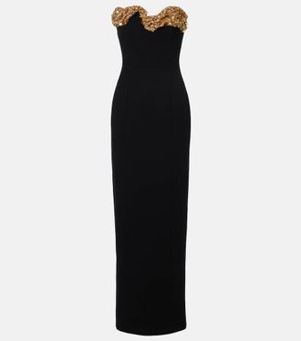 Rachel Gilbert Lucca embellished gown