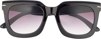 Vince Camuto Glam 136mm Gradient Square Sunglasses in Black at Nordstrom Rack