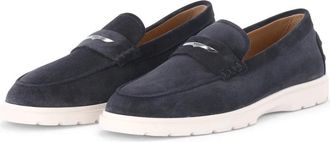 Tod's Loafers - Heren - Loafers - Blauw - 40 1/2 EU - Leer - Schoenen