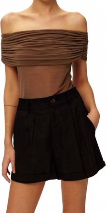 Elodie Womens Fred Top In Brown