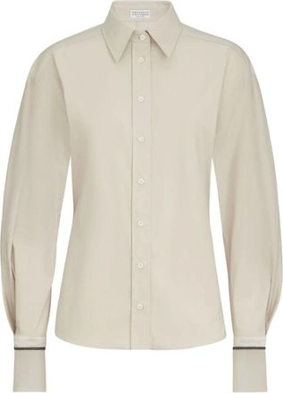 Brunello Cucinelli Mujer, Blusas y Camisas, Beige, Talla: S