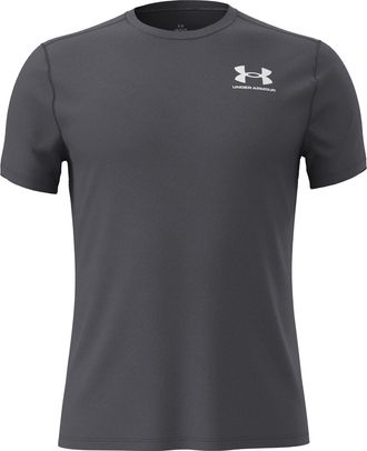 Under Armour Unisex HeatGear T-shirt voor volwassenen (Kasteelrots Grijs)