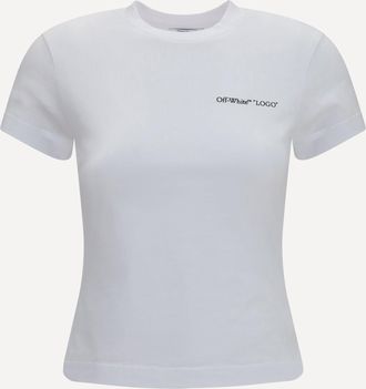Off-white T-shirt con stampa Woman XS
