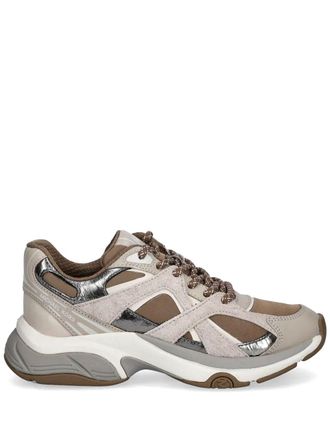 Michael Michael Kors colourblock sneakers - women - Suede - 7.5 - Neutrals