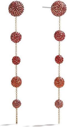 BaubleBar Blair Pav&eacute; Earrings in Red at Nordstrom Rack
