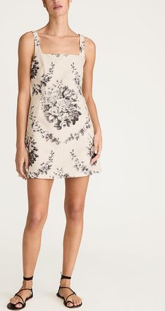 Rebecca Taylor Emblem Fleur Scoop Pocket Mini Dress