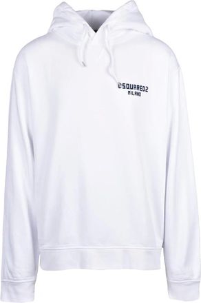 Dsquared2 Heren, Sweatshirts & Hoodies, Wit, Maat: 2XL Katoen