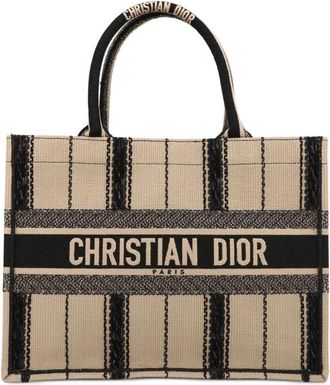 Dior 2020s Book tote bag - women - Canvas - One Size - Neutrals