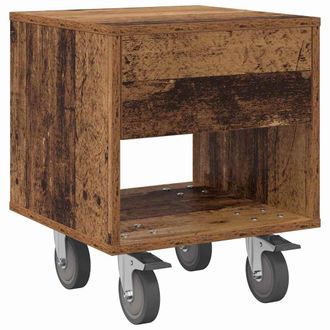 vidaXL Mesita De Noche Madera Vieja 40,5 X 40 X 48 Cm Vidaxl
