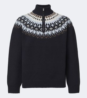 arch4 Jersey Mr Saint Gervais Fair Isle de cachemir