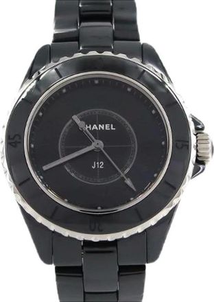 Chanel Pre-owned J12 Phantom Ceramic Quartz Horloge - Dames - Vintage Horloges - Zwart - ONE Size - Vintage