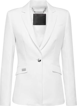 Philipp Plein Mujer, Chaquetas, Blanco, Talla: M