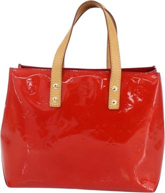 Louis Vuitton Reade Handbag Monogram Vernis Red Patent_Leather Handbag (Pre-Owned)