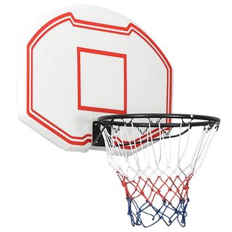 vidaXL Vidaxl - Tablero De Baloncesto Polietileno Blanco 90x60x2 Cm