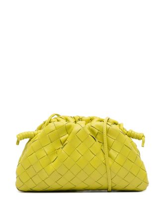 Bottega Veneta 2012-2025 Nappa Intrecciato The Mini Pouch crossbody bag - Yellow