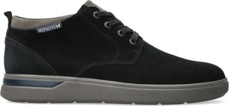 Mephisto Ontspannen Heren Enkellaars - Heren - Sneakers - Blauw - 44 1/2 EU - Su&egrave;de - Schoenen