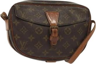 Louis Vuitton Tweedehands Canvas Louis Vuitton tassen - Dames - Vintage Schoudertas - Bruin - ONE Size - Vintage