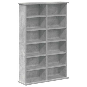 vidaXL Cabinet Para Cds Gris Hormig&oacute;n 60 X 17 X 92 Cm Vidaxl