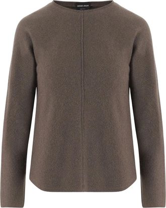 Giorgio Armani Donna, Maglie, Marrone, M, new