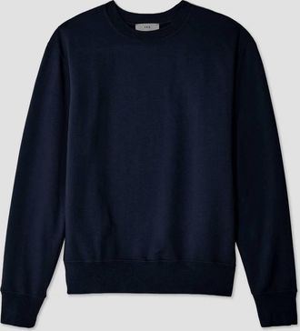 SAVE KHAKI UNITED Mens Long Sleeve Supima Crewneck Sweatshirt In Navy