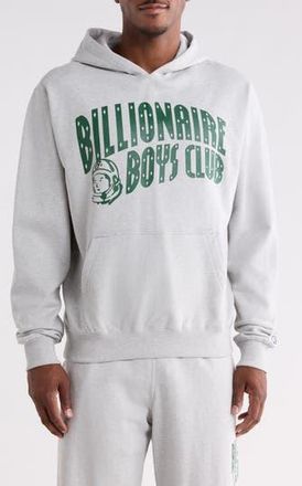Billionaire Boys Club Curve Cotton Graphic Hoodie in Heather Grey at Nordstrom Rack, Size Xxx-Large