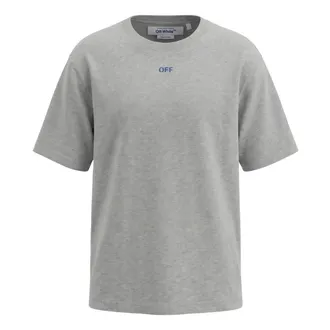 Off-white Heren, Tops, Grijs, Maat: M Katoen