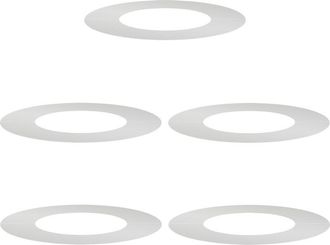 vidaXL Vidaxl - Anillos planos para árboles 5 pcs Plateado Ø40 / 70 cm