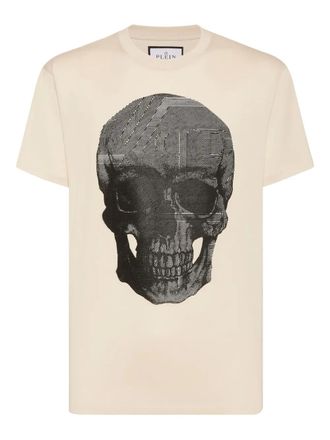 Philipp Plein Skull T-shirt - men - Cotton - M - Neutrals