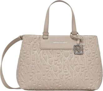 A|X Armani Exchange Shopper Bag - Dames - Shoppers - Beige - ONE Size - Polyester - Tassen