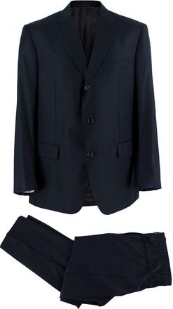 Boggi Dark Navy Fine Wool Suit Size 38
