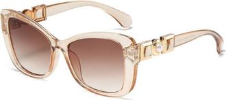 Generic Retro Pearl Sunglasses For Women Butterfly-Shaped Sun Glasses Lady Trendy Shades Eyewear UV400,C3 2026