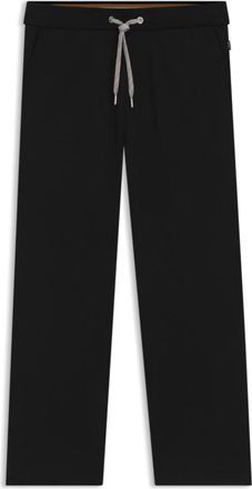 BOSS Tracksuit bottoms with patterned drawcord