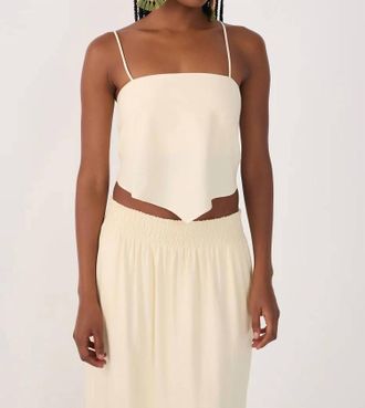 Dress To Handkerchief Camisole In Beige